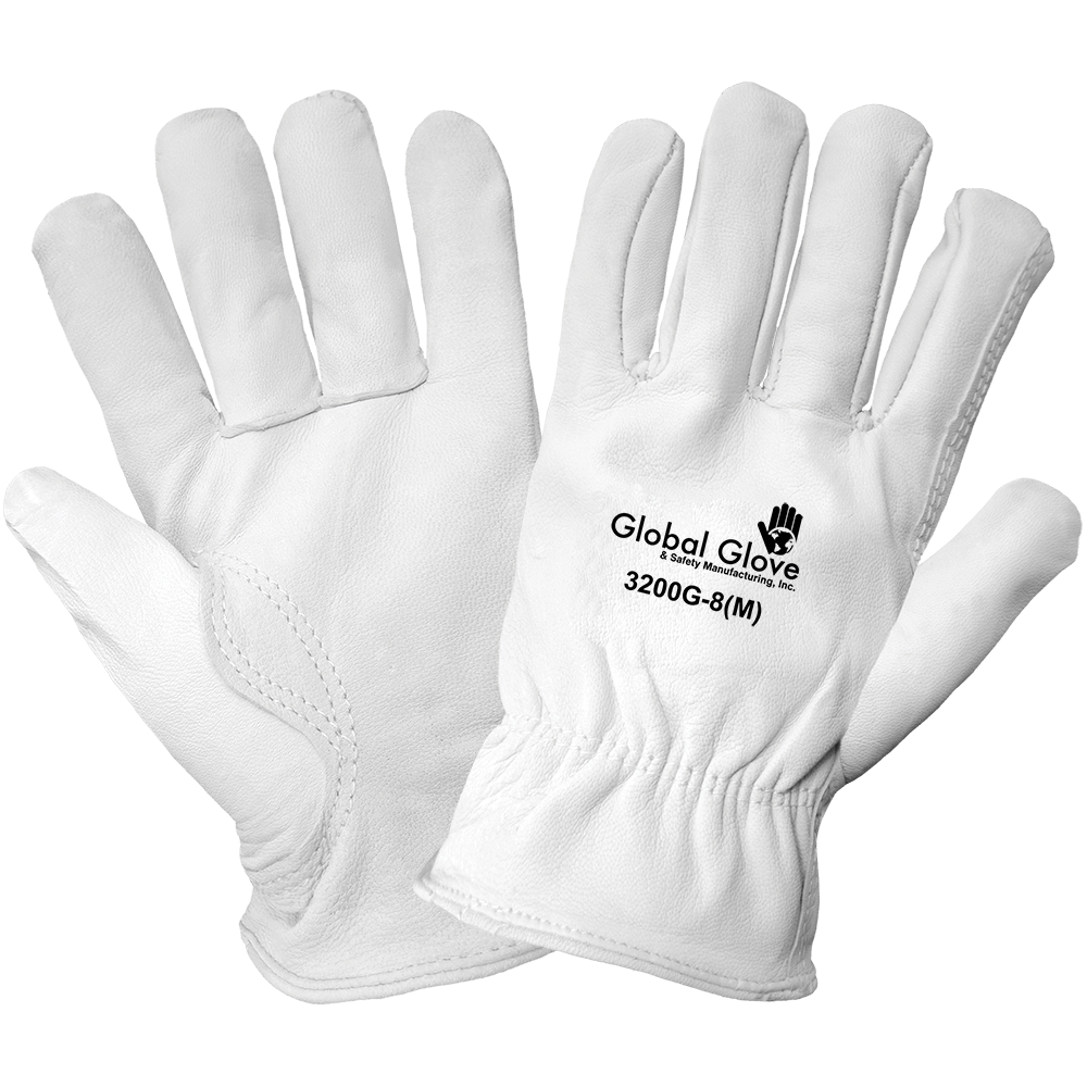 Premium-Grade Goatskin Leather Drivers Glove - Spill Control